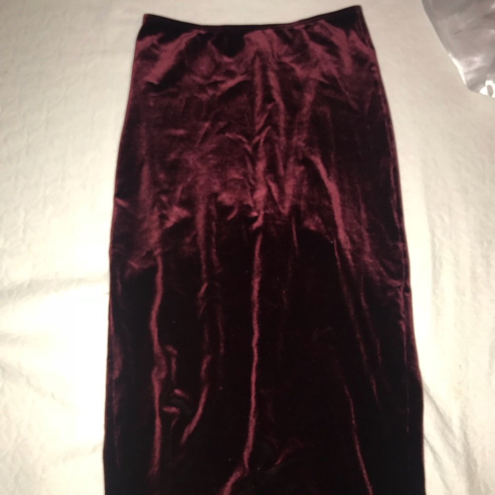 American Apparel Velvet Highwaisted Skirts
